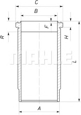 MAHLE Hengerpersely 037WN47_MAHLE