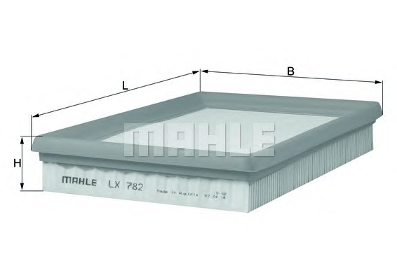 MAHLE Levegőszűrő LX782_MAHLE