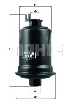 MAHLE Üzemanyagszűrő KL231_MAHLE