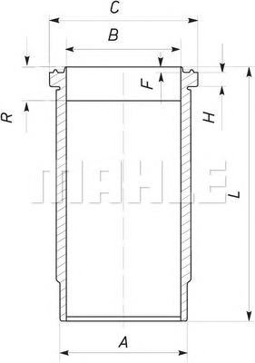 MAHLE Hengerpersely 037WN27_MAHLE