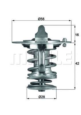 MAHLE Termosztát TX8377_MAHLE