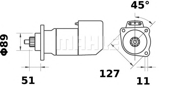 MAHLE Önindító MS564_MAHLE