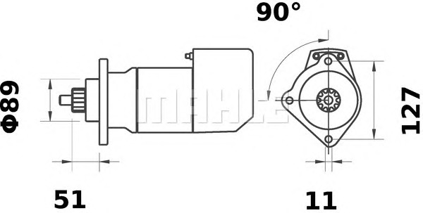 MAHLE Önindító MS566_MAHLE