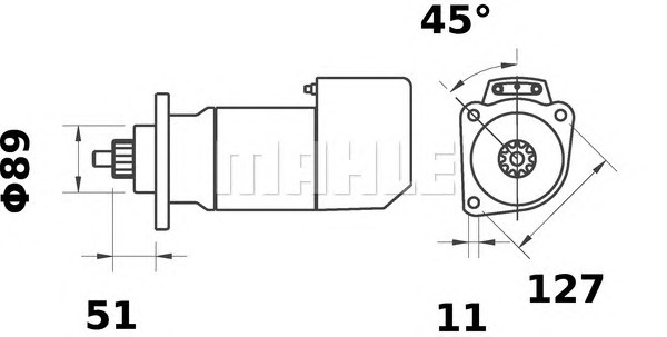 MAHLE Önindító MS516_MAHLE