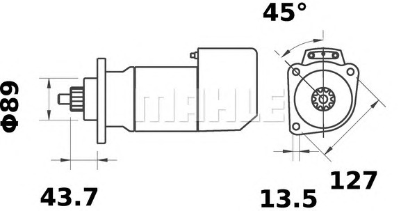 MAHLE Önindító MS502_MAHLE