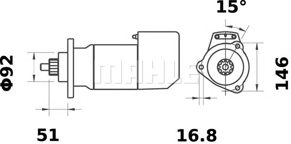 MAHLE Önindító MS480_MAHLE