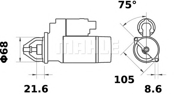 MAHLE Önindító MS427_MAHLE