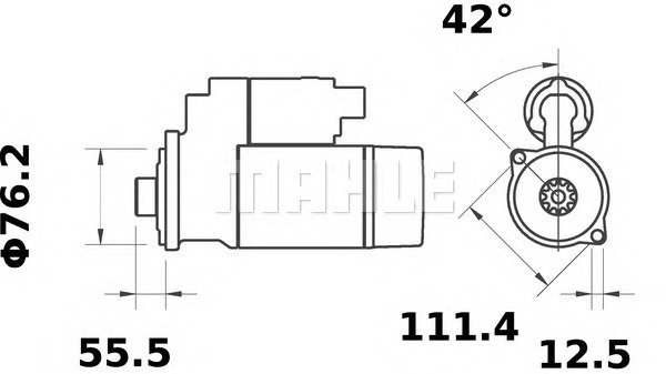 MAHLE Önindító MS406_MAHLE