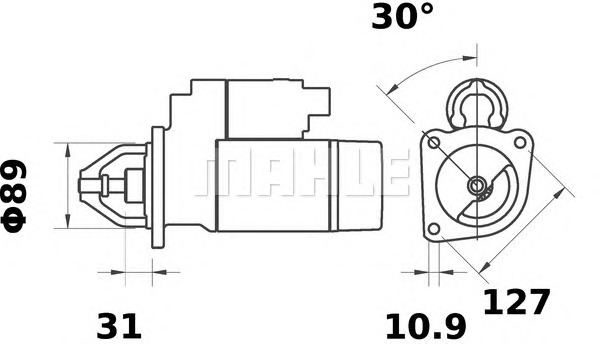 MAHLE Önindító MS321_MAHLE