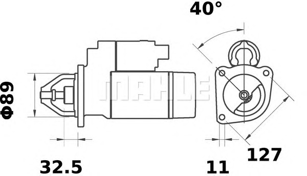 MAHLE Önindító MS257_MAHLE