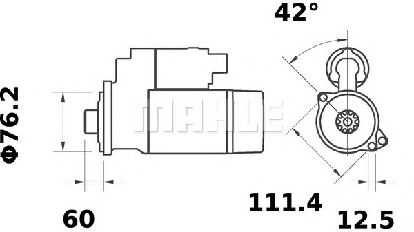 MAHLE Önindító MS124_MAHLE