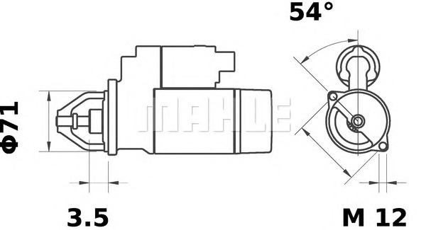 MAHLE Önindító MS106_MAHLE