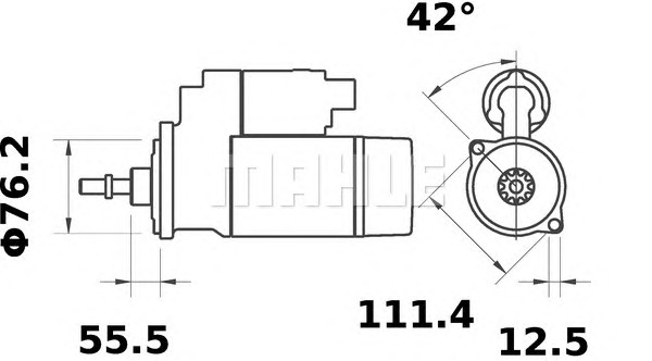 MAHLE Önindító MS81_MAHLE