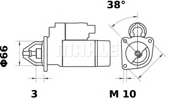 MAHLE Önindító MS8_MAHLE