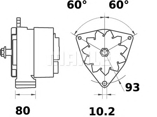 MAHLE Generátor MG505_MAHLE