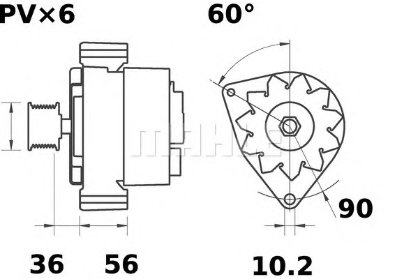 MAHLE Generátor MG459_MAHLE