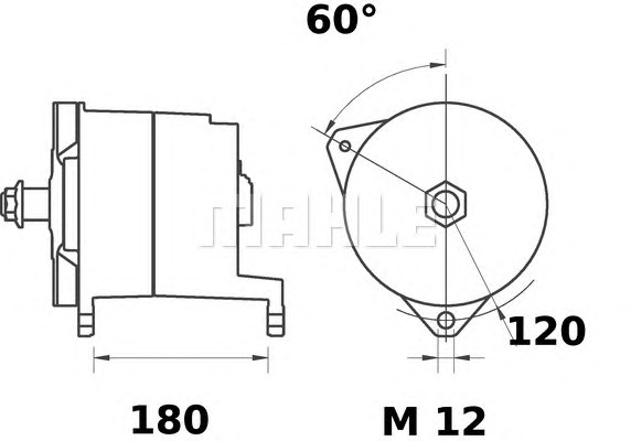 MAHLE Generátor MG383_MAHLE