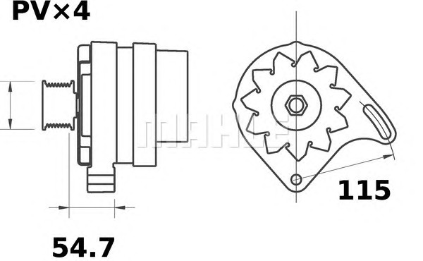 MAHLE Generátor MG360_MAHLE