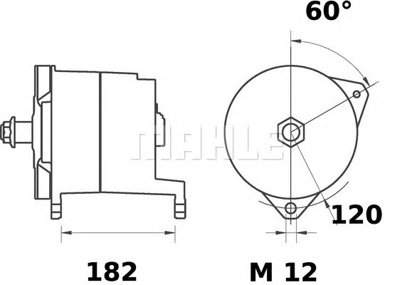 MAHLE Generátor MG351_MAHLE