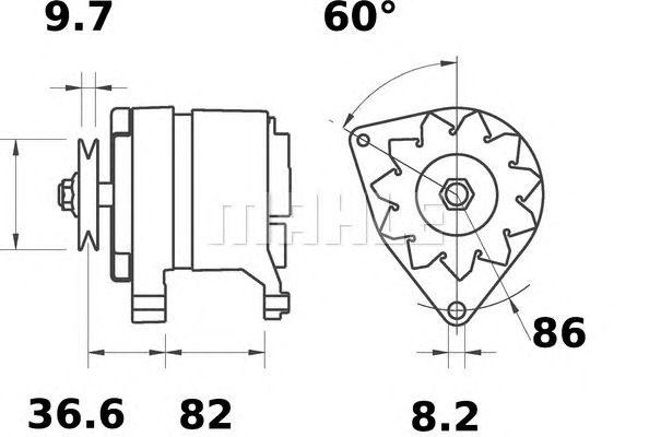 MAHLE Generátor MG259_MAHLE