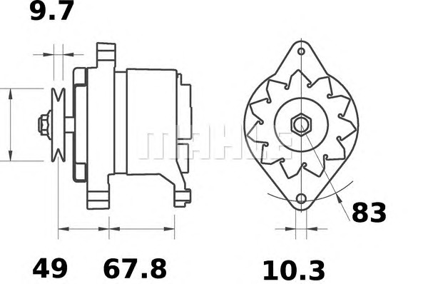 MAHLE Generátor MG190_MAHLE