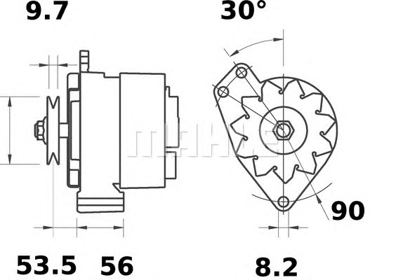 MAHLE Generátor MG193_MAHLE