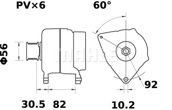 MAHLE Generátor MG34_MAHLE