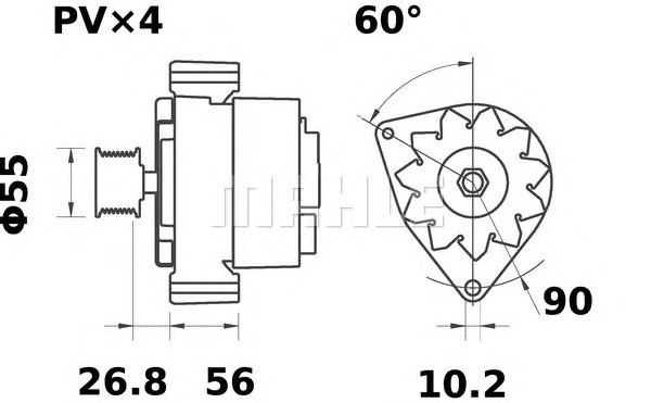 MAHLE Generátor MG5_MAHLE