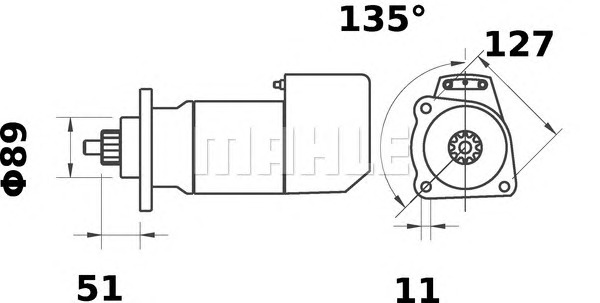 MAHLE Önindító MS589_MAHLE