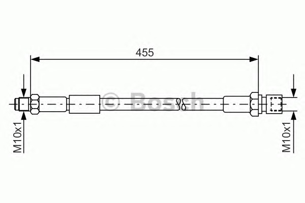 BOSCH Gumifékcső 1987476038_BOSCH