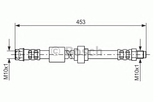 BOSCH Gumifékcső 1987476064_BOSCH
