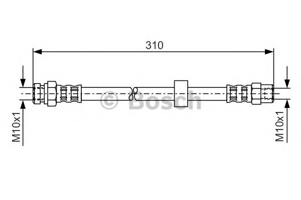 BOSCH Gumifékcső 1987476450_BOSCH