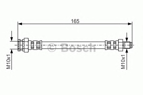 BOSCH Gumifékcső 1987476454_BOSCH