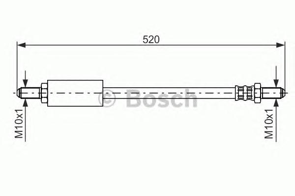 BOSCH Gumifékcső 1987476471_BOSCH