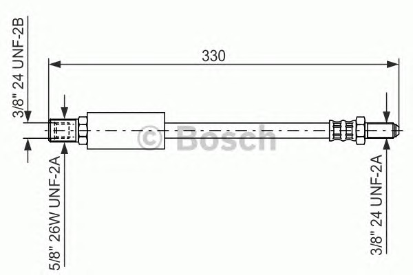 BOSCH Gumifékcső 1987476473_BOSCH