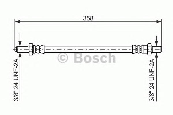 BOSCH Gumifékcső 1987476480_BOSCH