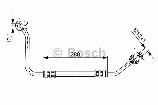 BOSCH Gumifékcső 1987476504_BOSCH