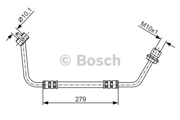 BOSCH Gumifékcső 1987476507_BOSCH