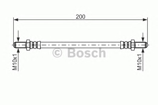 BOSCH Gumifékcső 1987476587_BOSCH