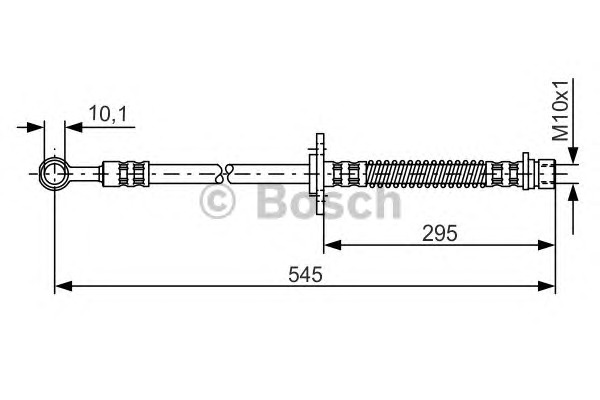 BOSCH Gumifékcső 1987476589_BOSCH