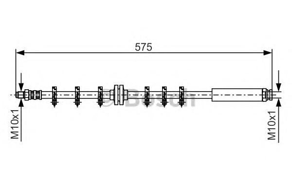 BOSCH Gumifékcső 1987476641_BOSCH