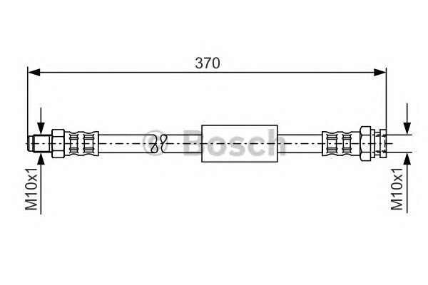 BOSCH Gumifékcső 1987476683_BOSCH