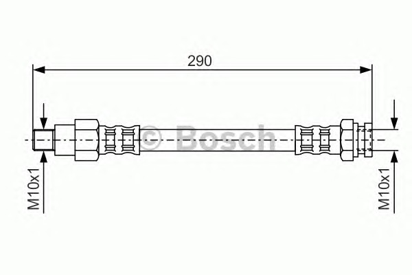 BOSCH Gumifékcső 1987476707_BOSCH