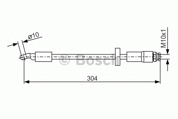 BOSCH Gumifékcső 1987476739_BOSCH