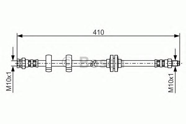 BOSCH Gumifékcső 1987476749_BOSCH