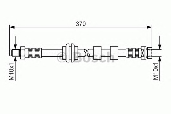 BOSCH Gumifékcső 1987476852_BOSCH