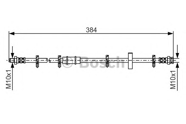 BOSCH Gumifékcső 1987476881_BOSCH