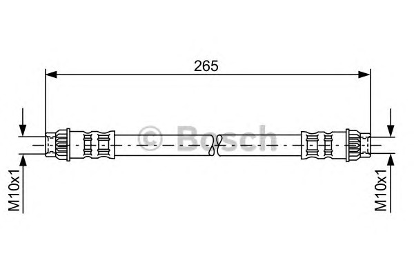 BOSCH Gumifékcső 1987476915_BOSCH