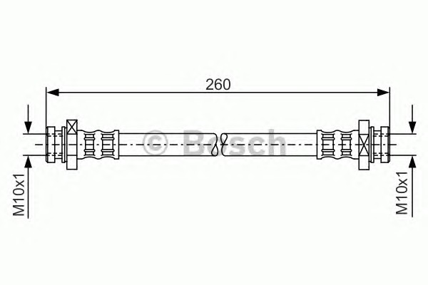 BOSCH Gumifékcső 1987481060_BOSCH