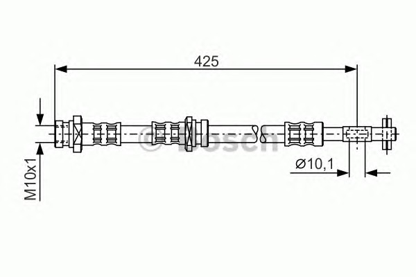 BOSCH Gumifékcső 1987481121_BOSCH